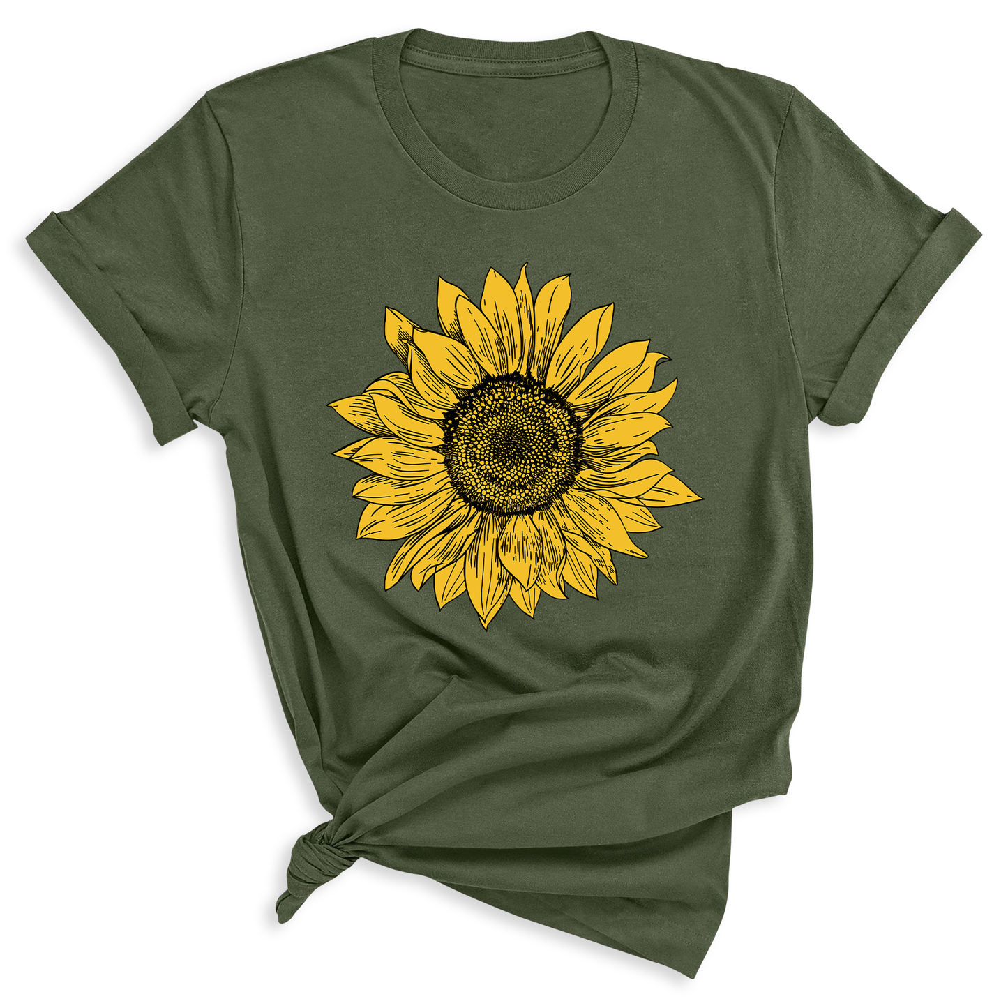 Cute Sunflower Shirt – Flower Garden Graphic Tee for Women, Mother's Day Gift