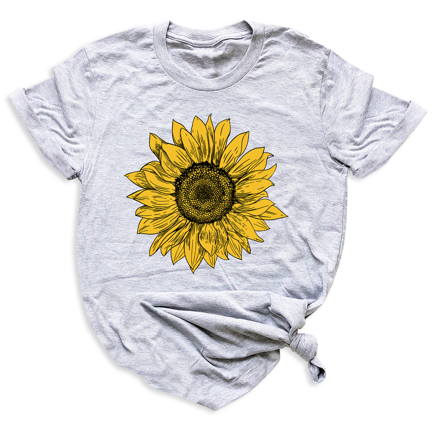 Cute Sunflower Shirt – Flower Garden Graphic Tee for Women, Mother's Day Gift