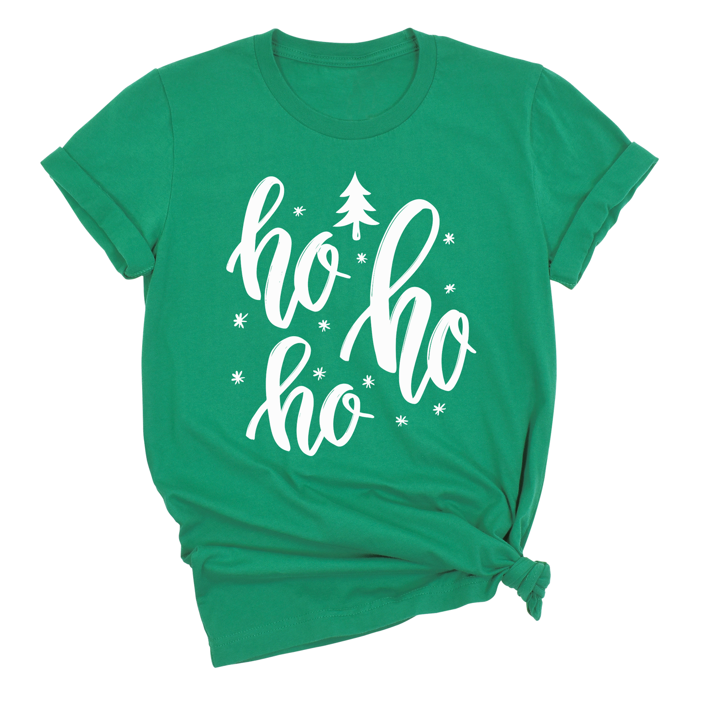 Cute Ho Ho Ho Christmas T-Shirt โ Santa Holiday Shirt for Women & Men