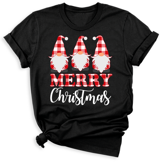 Gnomes Buffalo Plaid Christmas Shirt – Matching Family Xmas Tee – Merry Gnomes Holiday Shirt