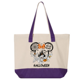 Minnie Halloween Tote Bag 2025 – Not So Scary Canvas Tote, Trick-or-Treat, Beach, Travel & Shopping Bag