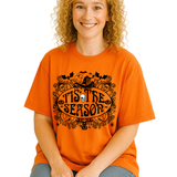 Tis the Season Halloween Shirt – Skull & Ghost Tee | Spooky Season Party Shirt