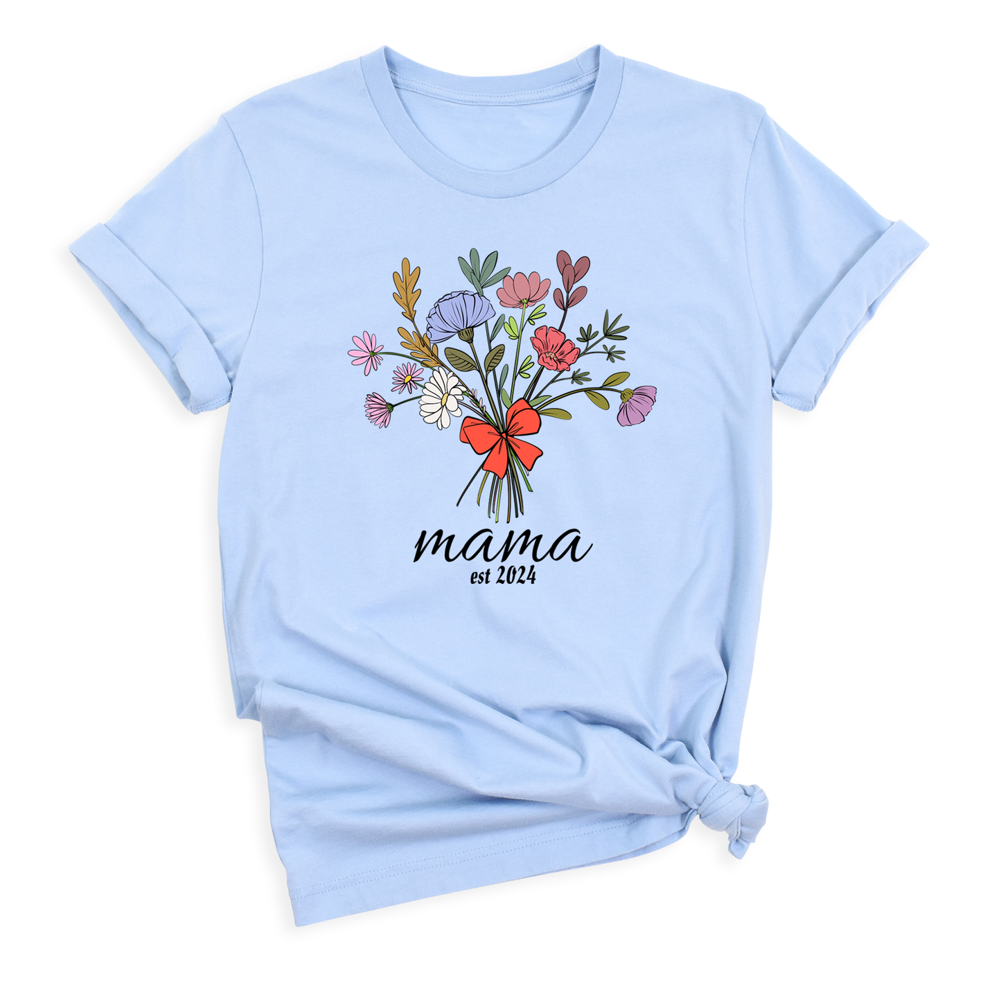 Wildflower Mama Est Shirt