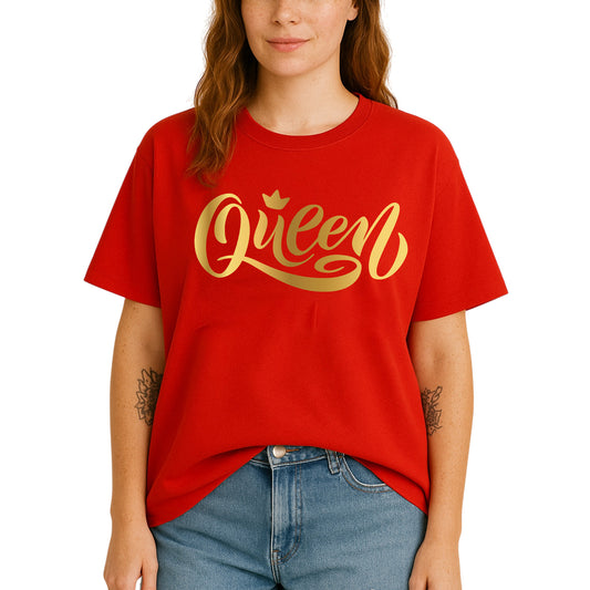 Queen Graphic Tee – Women’s Birthday & Mom Gift Shirt