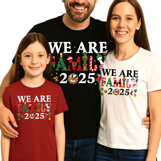 2025 Christmas Crew Shirt – Family Matching Holiday Party Tee