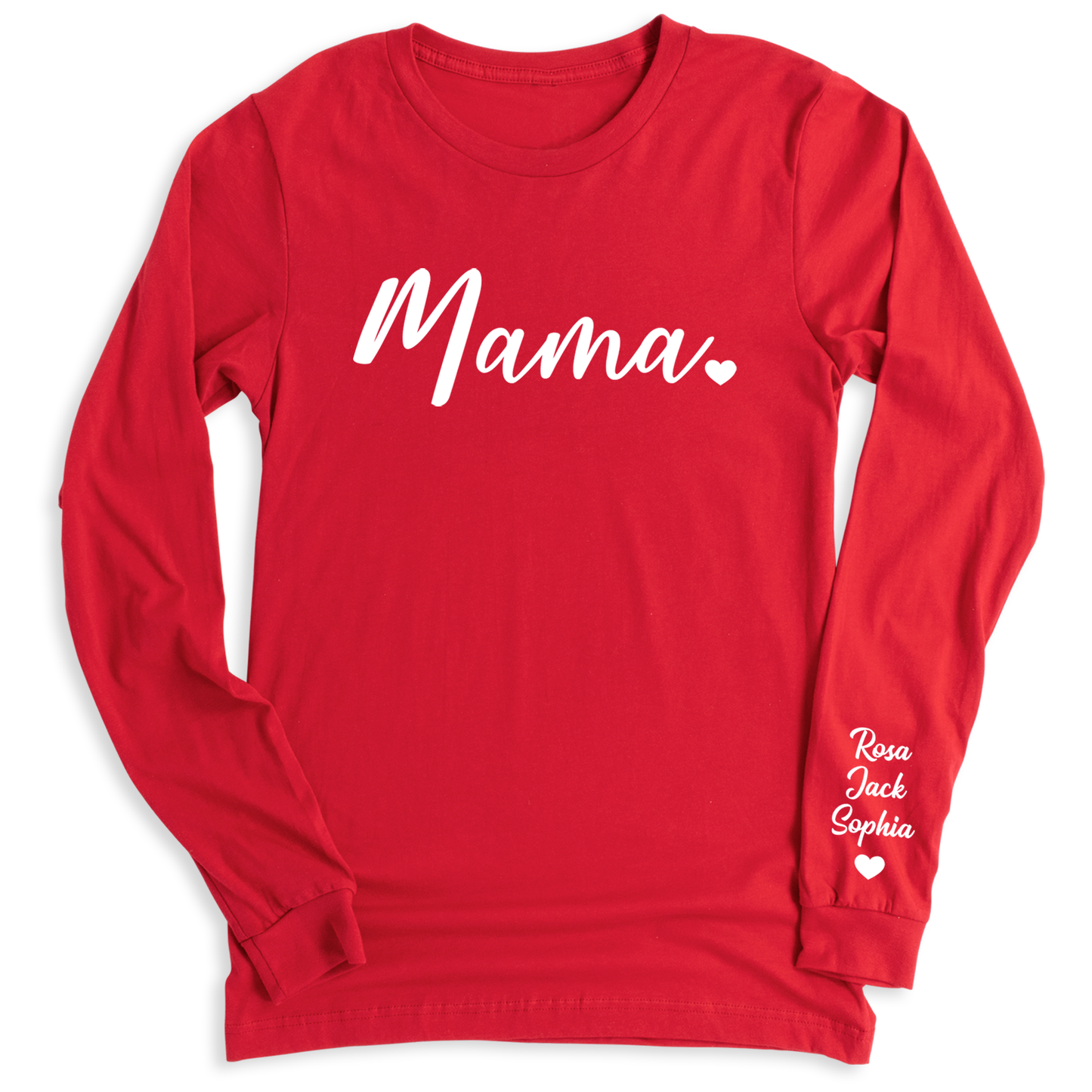 Custom Mama Shirt with Kid's Names