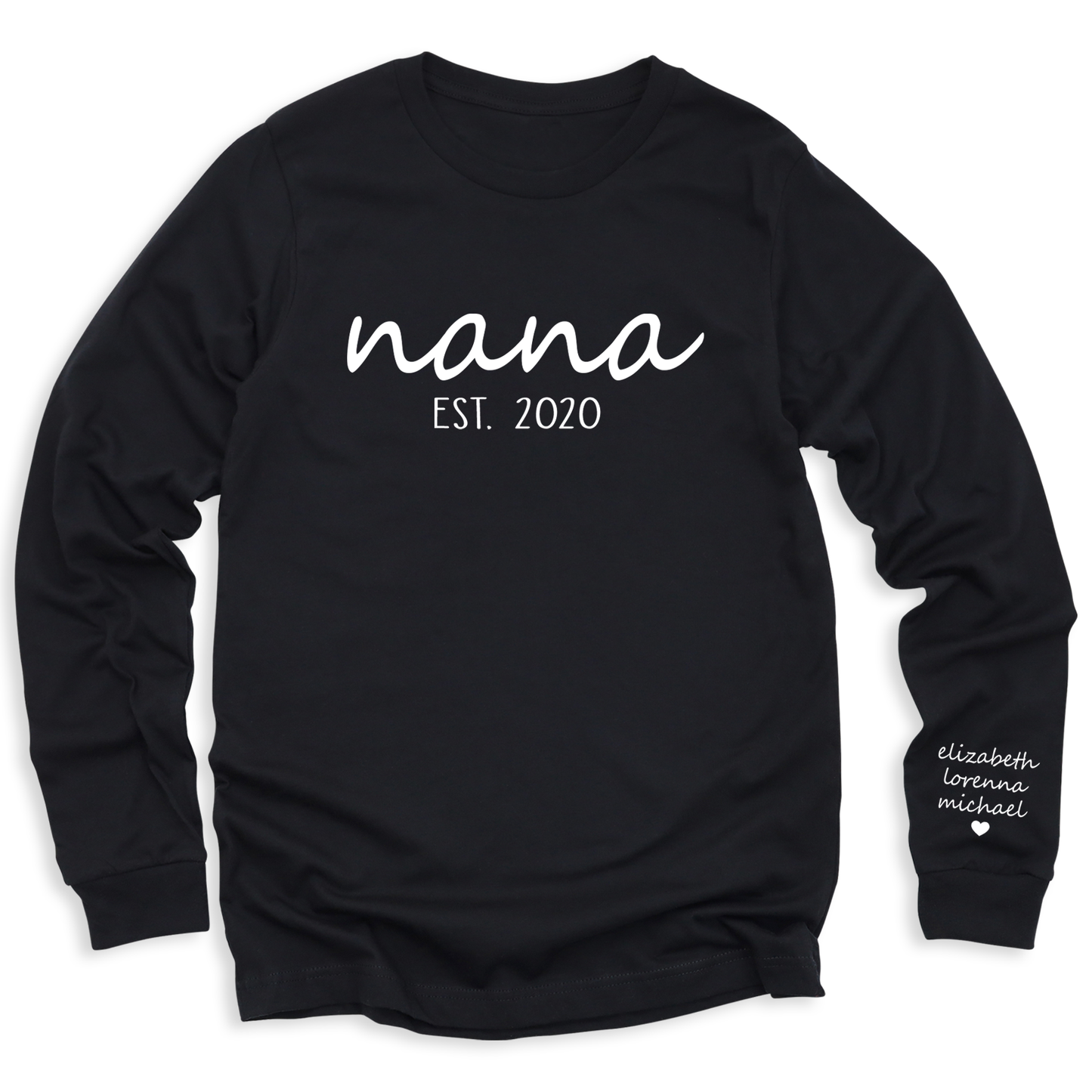 Custom Nana Est Shirt with Kid's Names