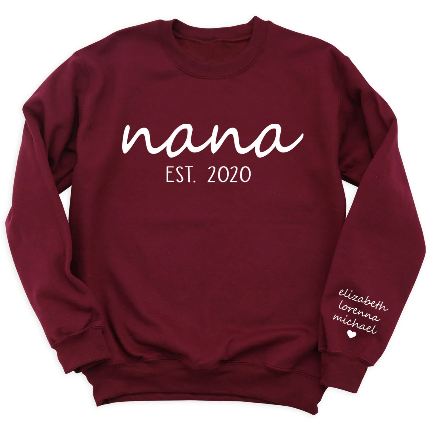 Custom Nana Est Shirt with Kid's Names