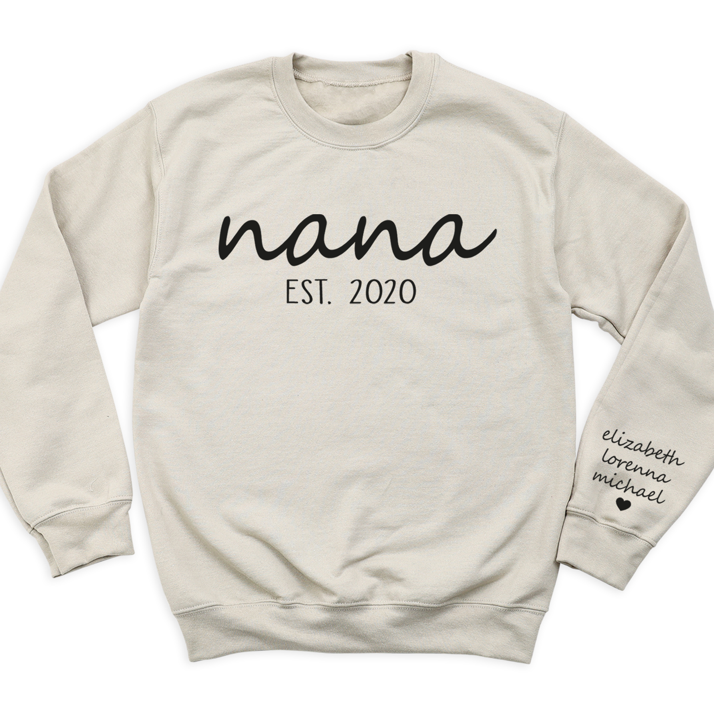 Custom Nana Est Shirt with Kid's Names