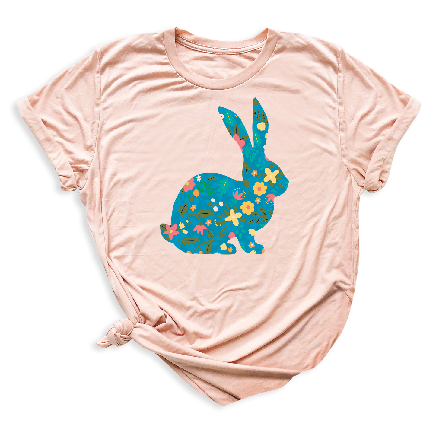 Floral Cute Rabbit Shirt