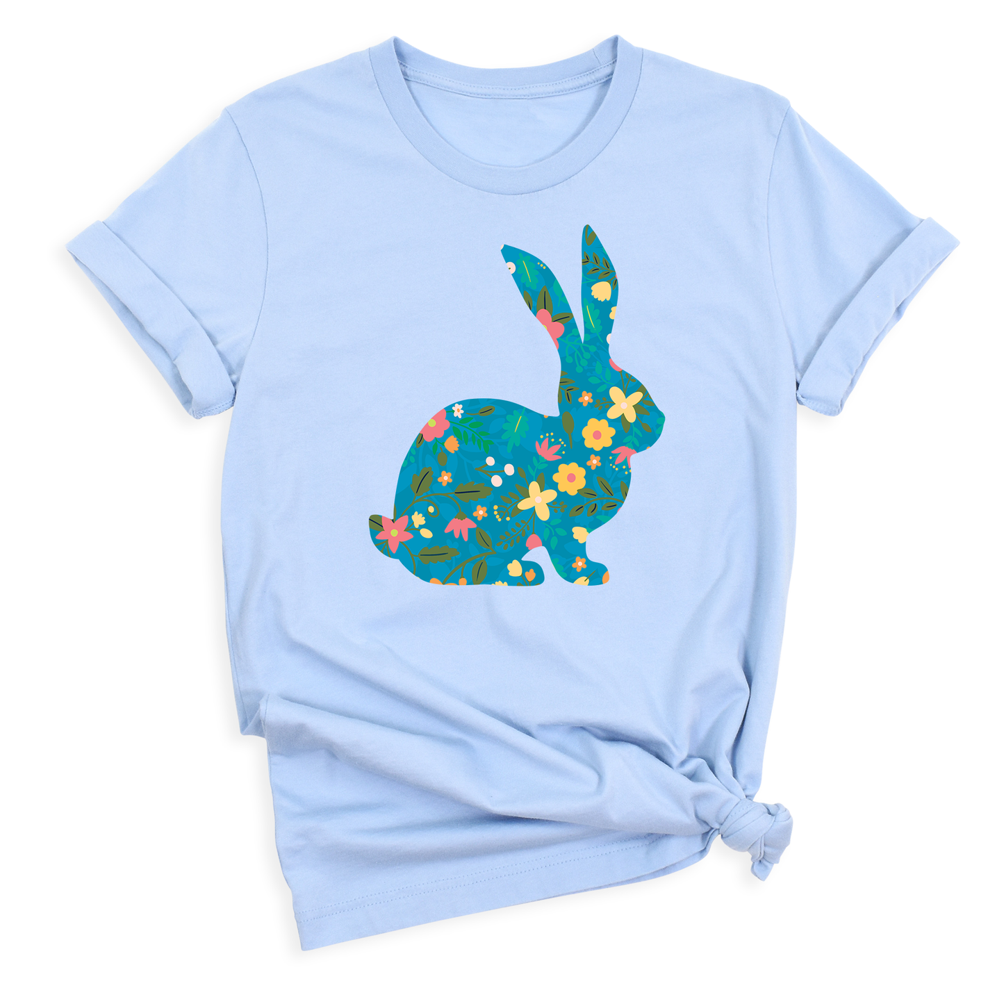 Floral Cute Rabbit Shirt