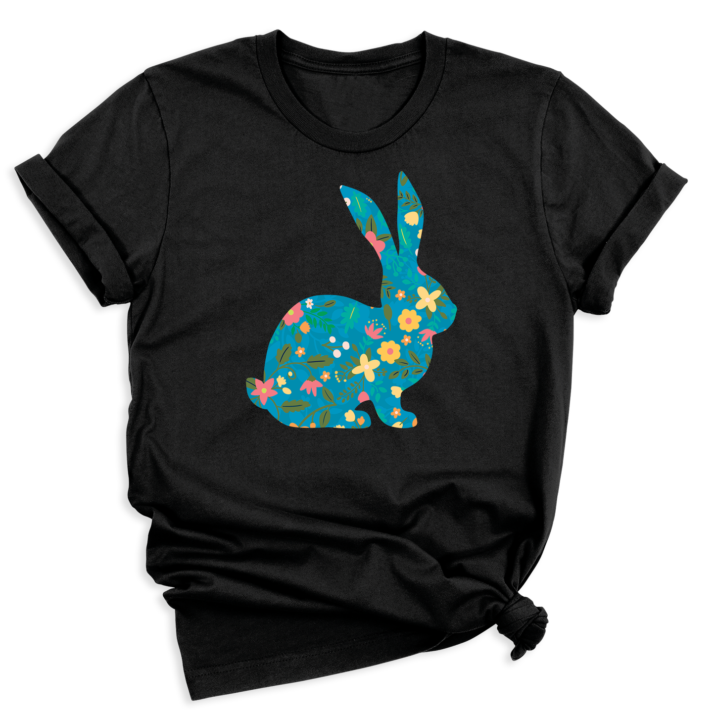 Floral Cute Rabbit Shirt