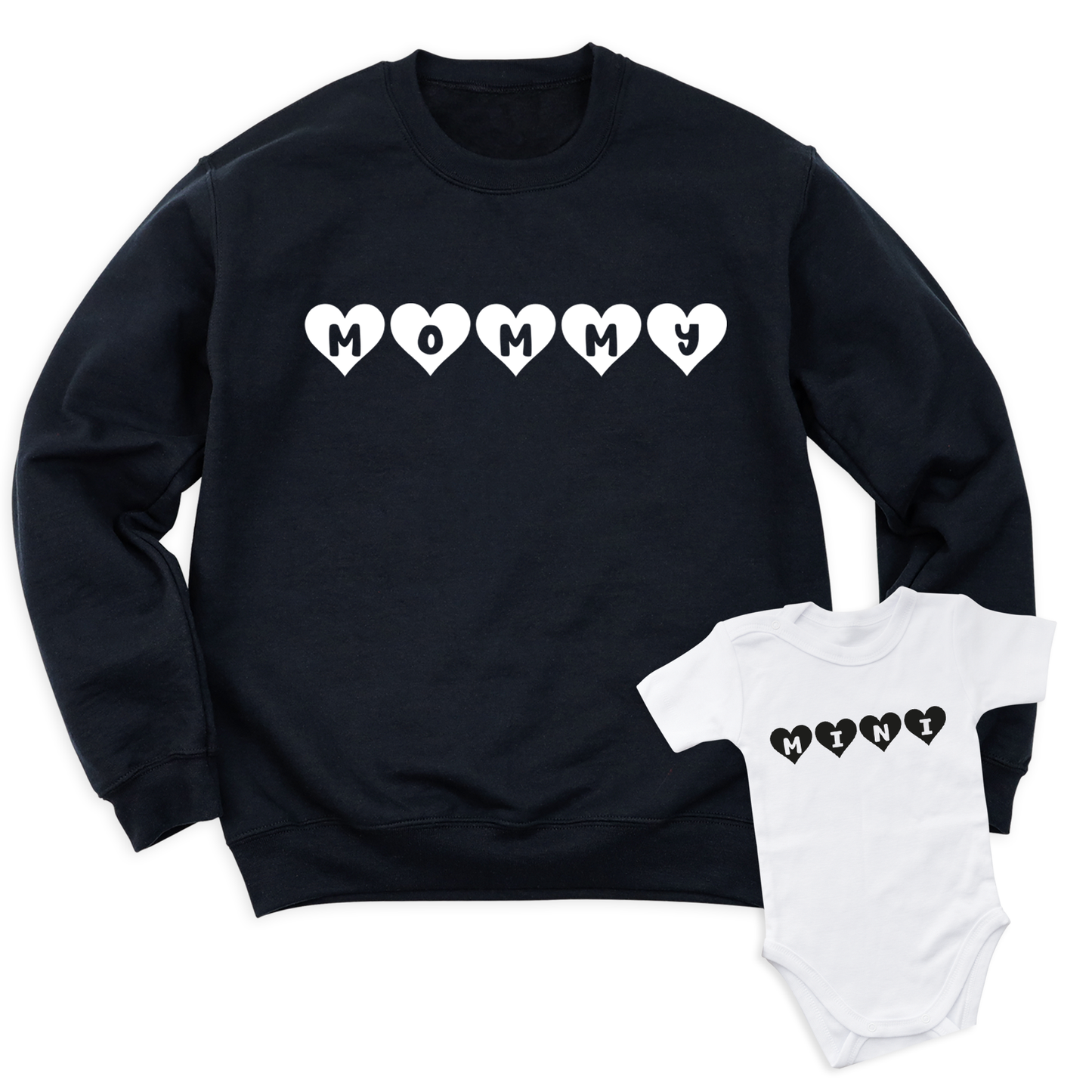 Mommy Mini with Hearts T-Shirt