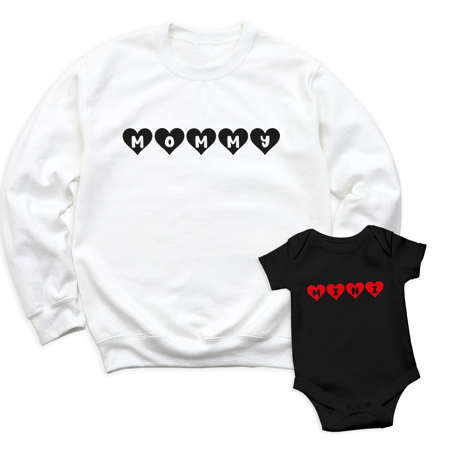 Mommy Mini with Hearts T-Shirt