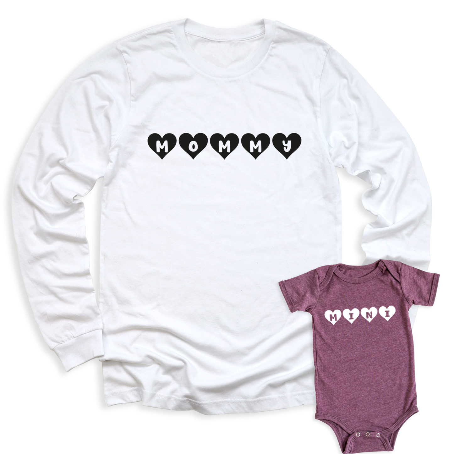 Mommy Mini with Hearts T-Shirt