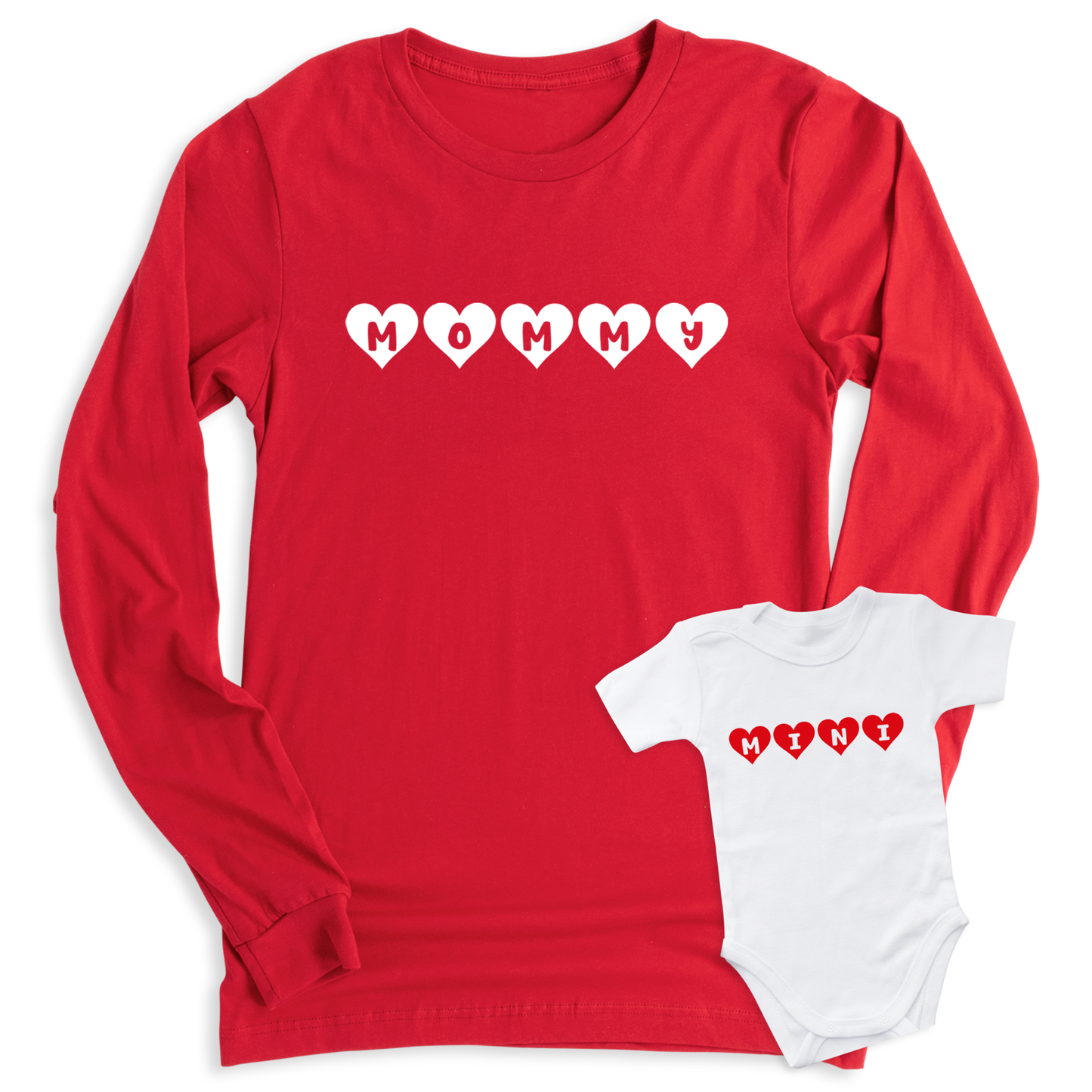 Mommy Mini with Hearts T-Shirt