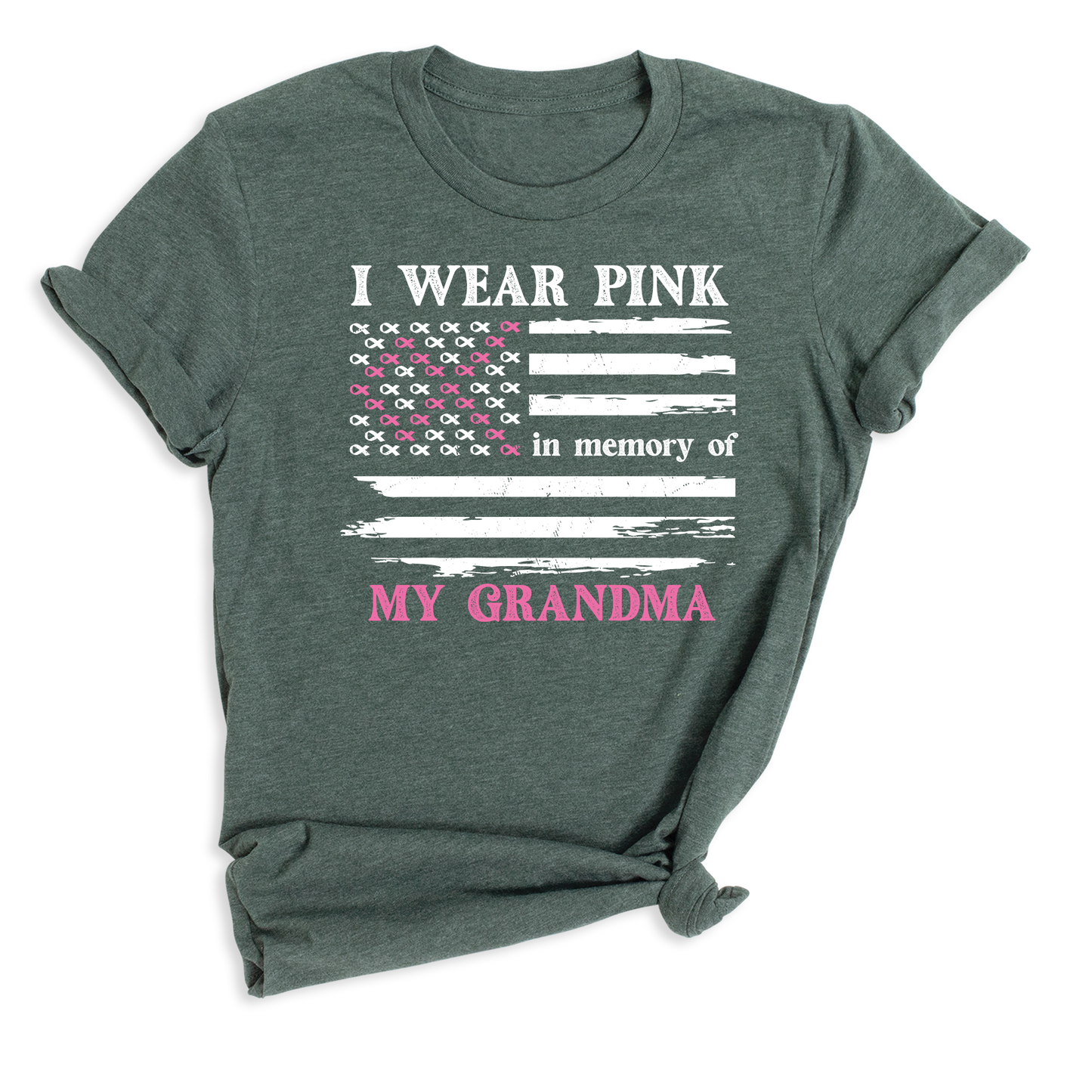ı wear pink in memory of my grandma