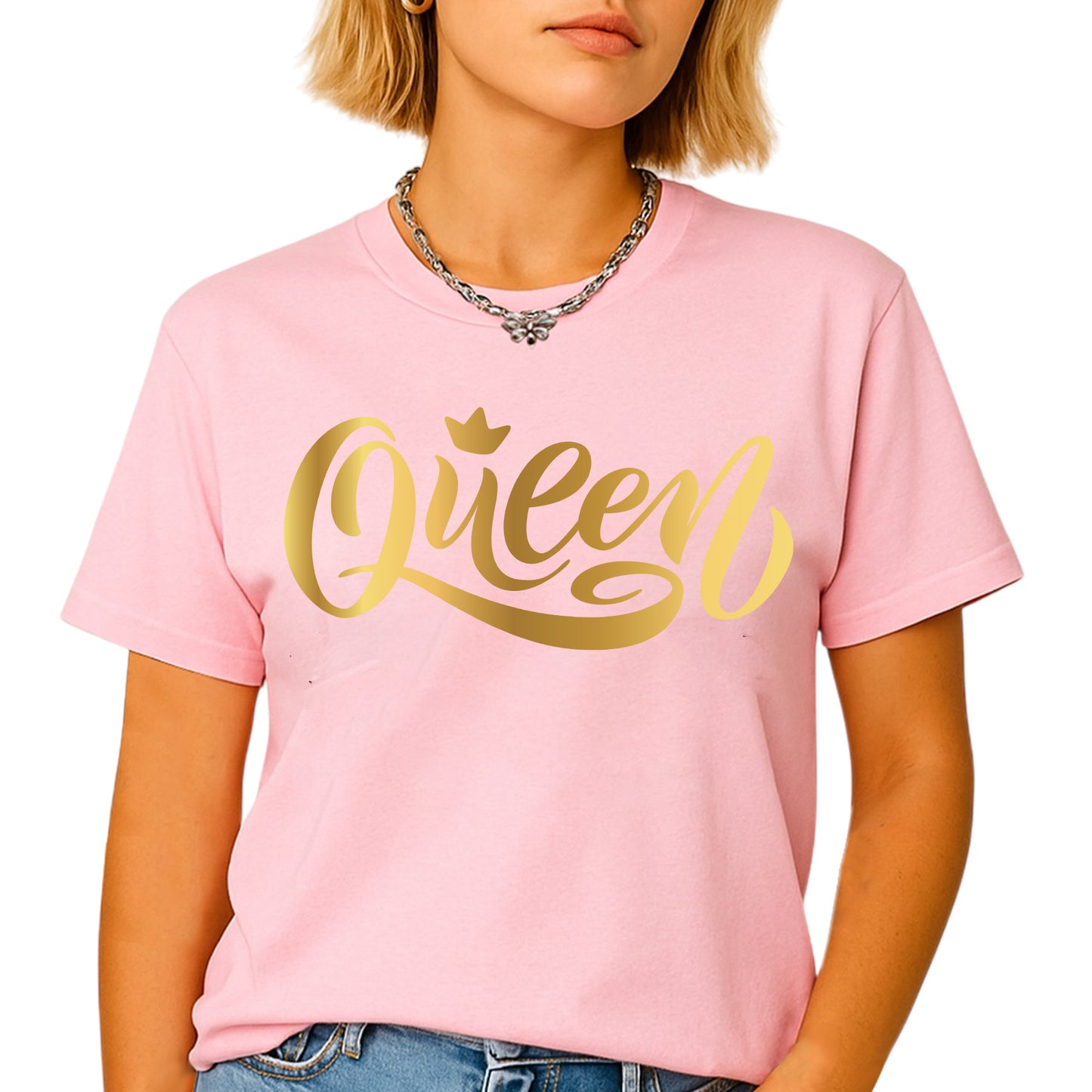 Queen Graphic Tee – Women’s Birthday & Mom Gift Shirt