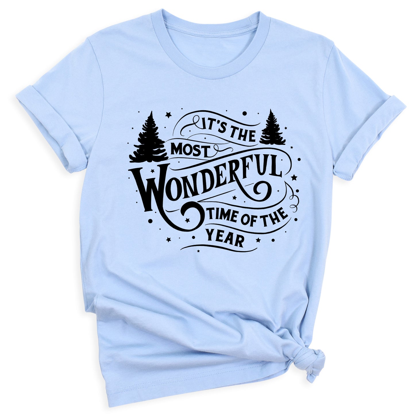 Most Wonderful Time of the Year Christmas T-Shirt – Holiday Graphic Tee, Winter Vacation & Family Matching Shirt