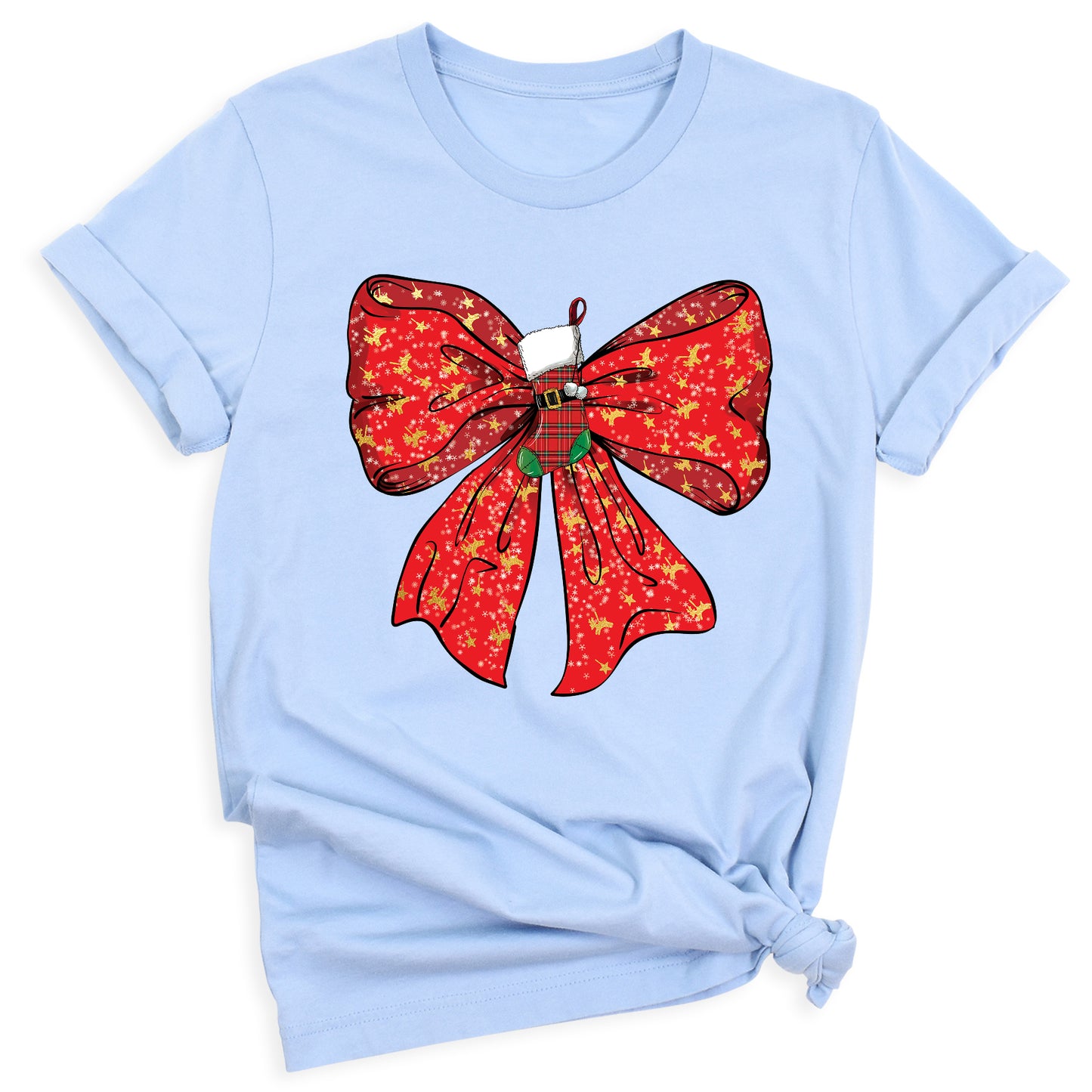 Coquette Christmas Bow Shirt – Cute Retro Holiday Tee for Women, Xmas Gift Top, Merry Christmas Coquette Style