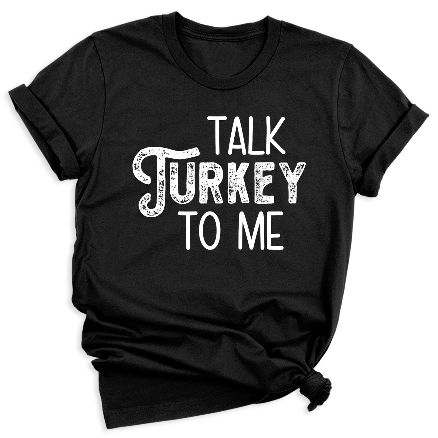 Family Thanksgiving Matching Shirts, Talk Turkey To Me, Cute Turkey Tee, Fall Pumpkin Shirt for Women & Men