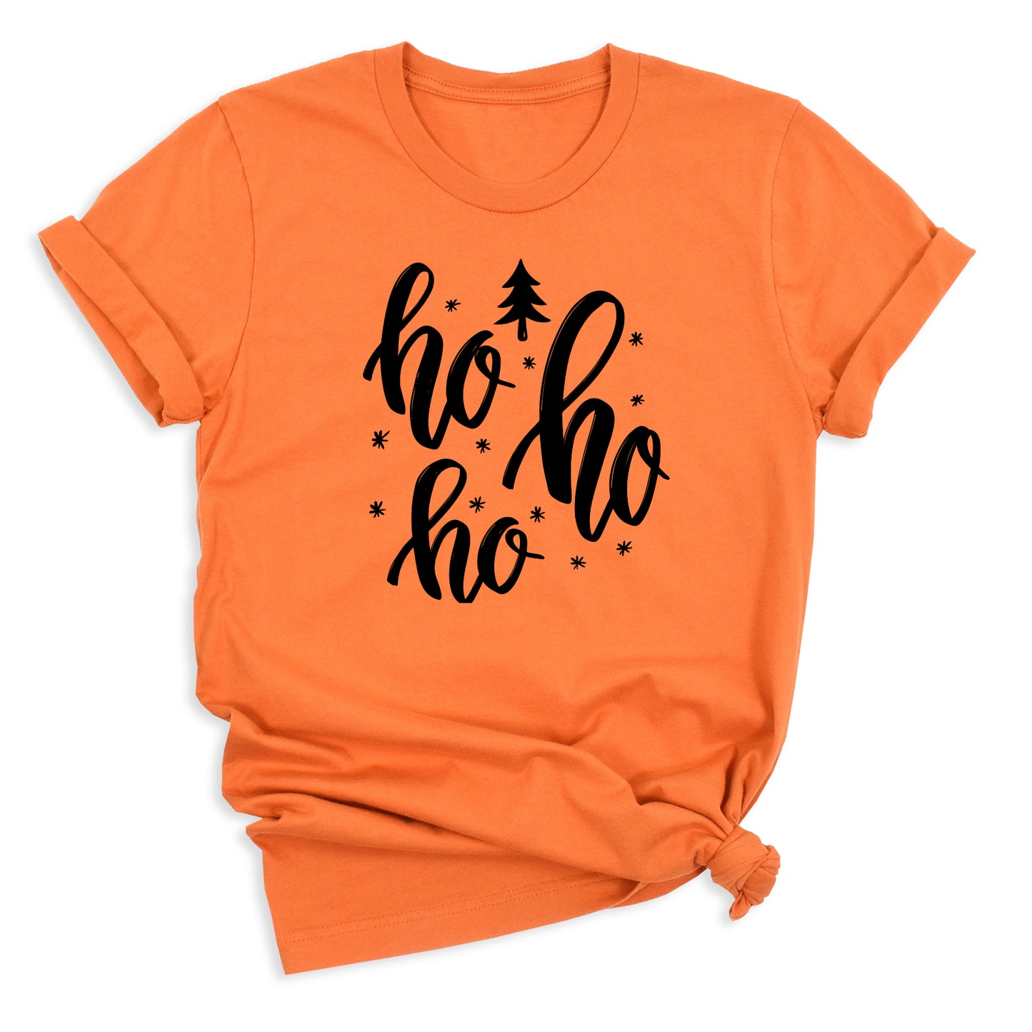 Cute Ho Ho Ho Christmas T-Shirt โ Santa Holiday Shirt for Women & Men