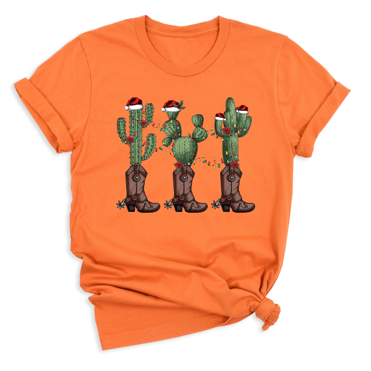 Christmas Cacti Shirt – Cowboy & Cowgirl Western Holiday Tee