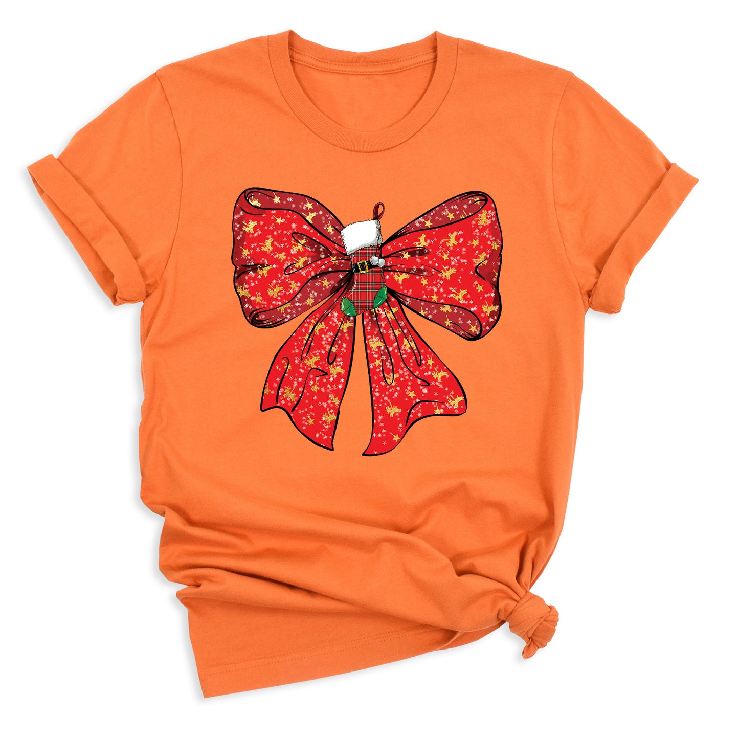 Coquette Christmas Bow Shirt – Cute Retro Holiday Tee for Women, Xmas Gift Top, Merry Christmas Coquette Style