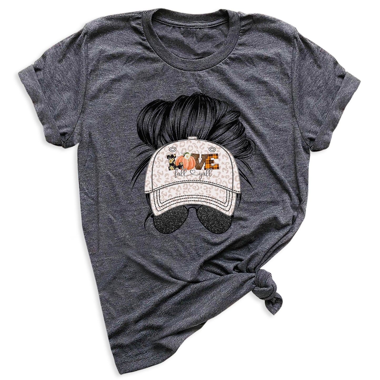 Fall Love Shirt – Pumpkin Graphic Tee, Autumn Vibes Thanksgiving Top