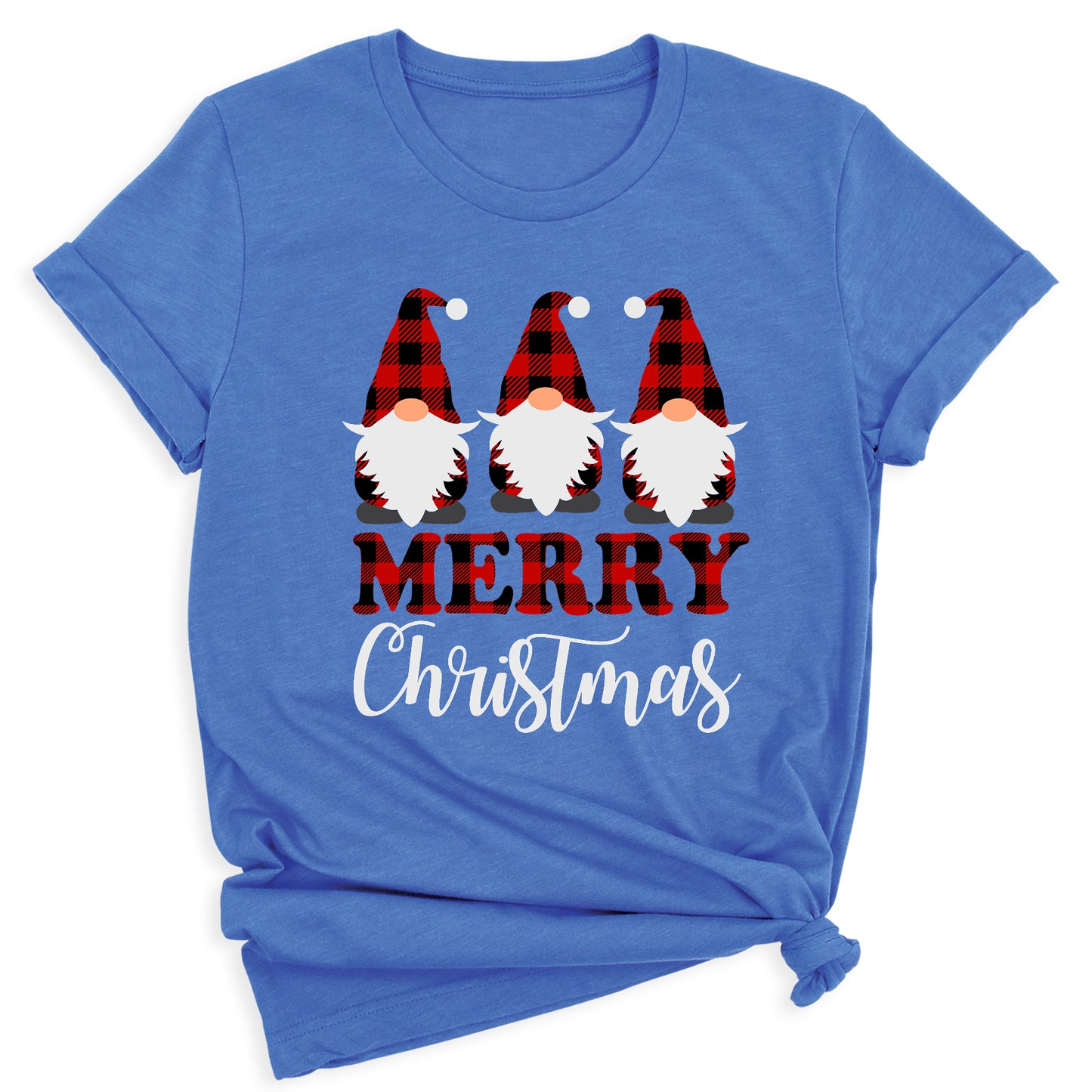 Buffalo Plaid Gnomes Shirt – Funny Christmas Tee for Family Matching