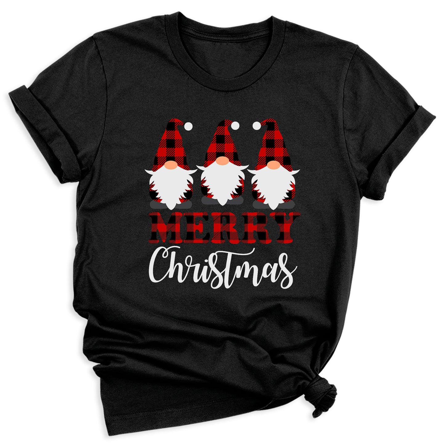 Buffalo Plaid Gnomes Shirt – Funny Christmas Tee for Family Matching