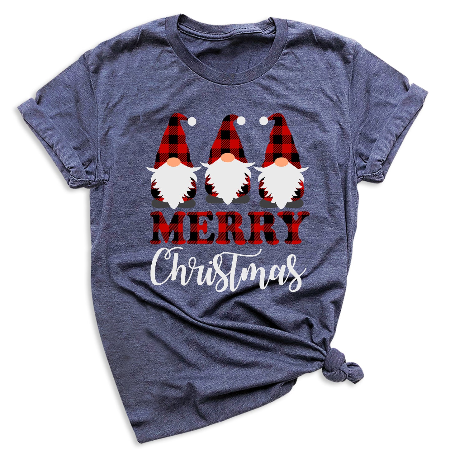 Buffalo Plaid Gnomes Shirt – Funny Christmas Tee for Family Matching