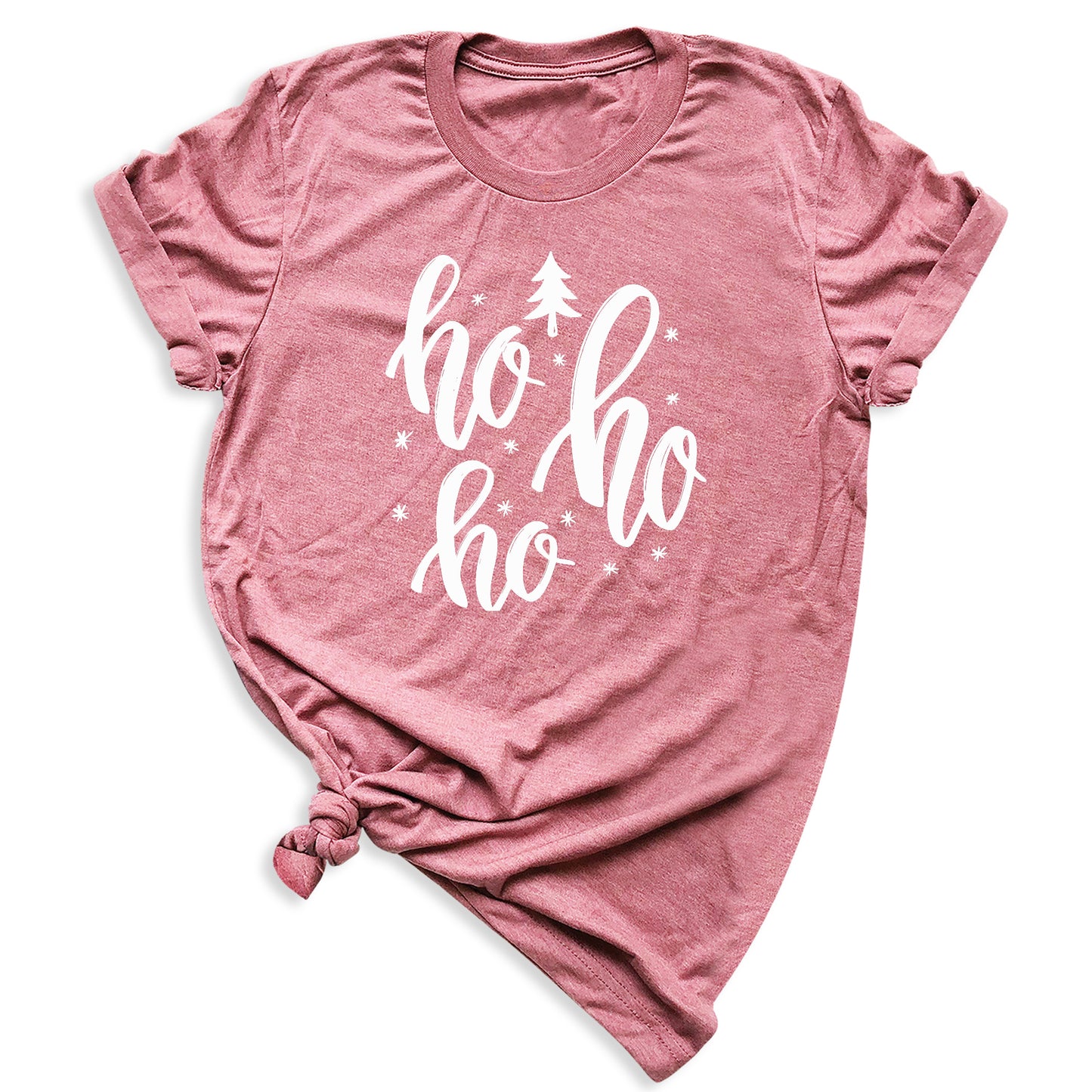 Cute Ho Ho Ho Christmas T-Shirt โ Santa Holiday Shirt for Women & Men
