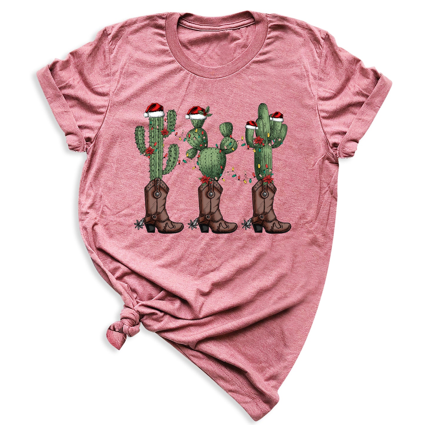 Christmas Cacti Shirt – Cowboy & Cowgirl Western Holiday Tee