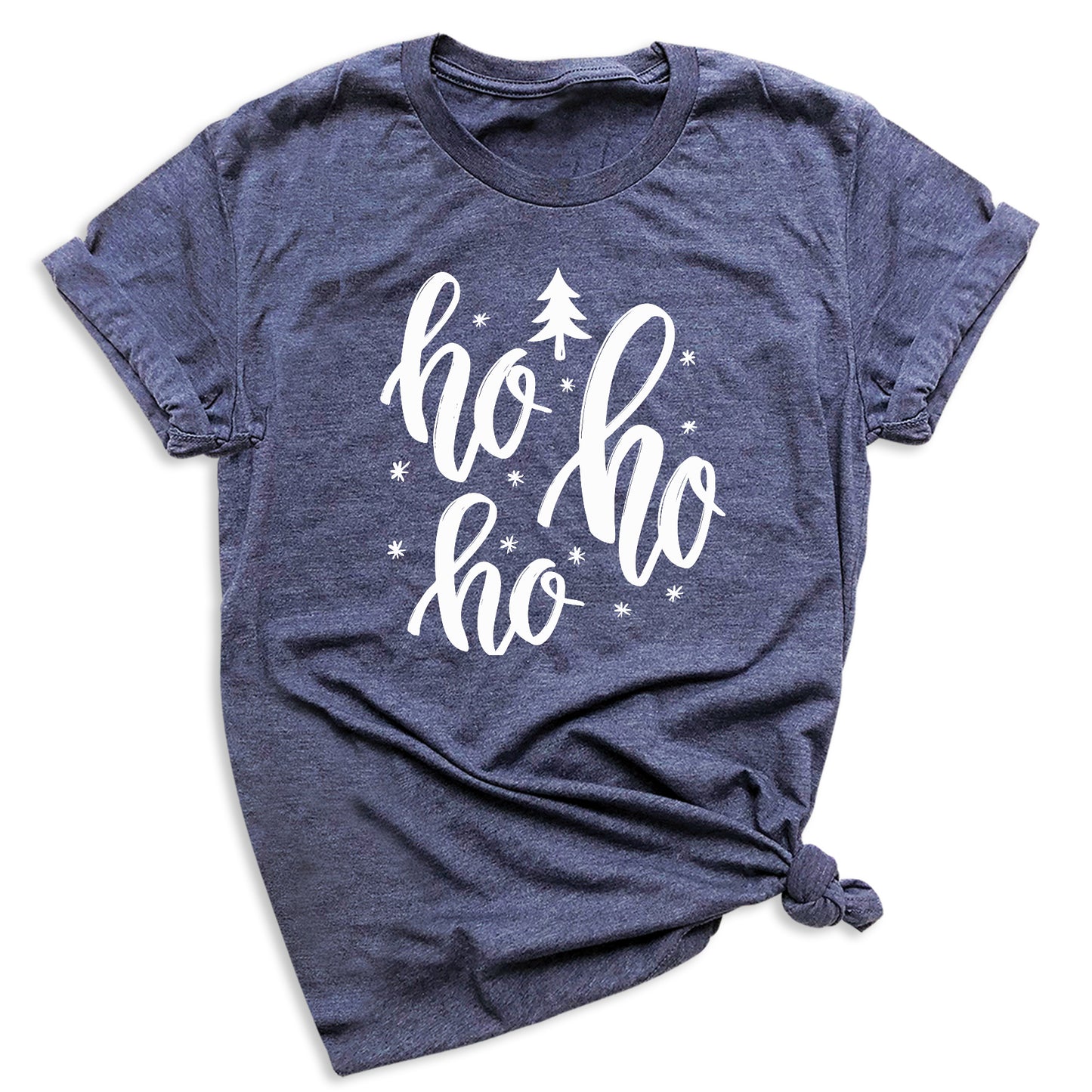 Cute Ho Ho Ho Christmas T-Shirt โ Santa Holiday Shirt for Women & Men