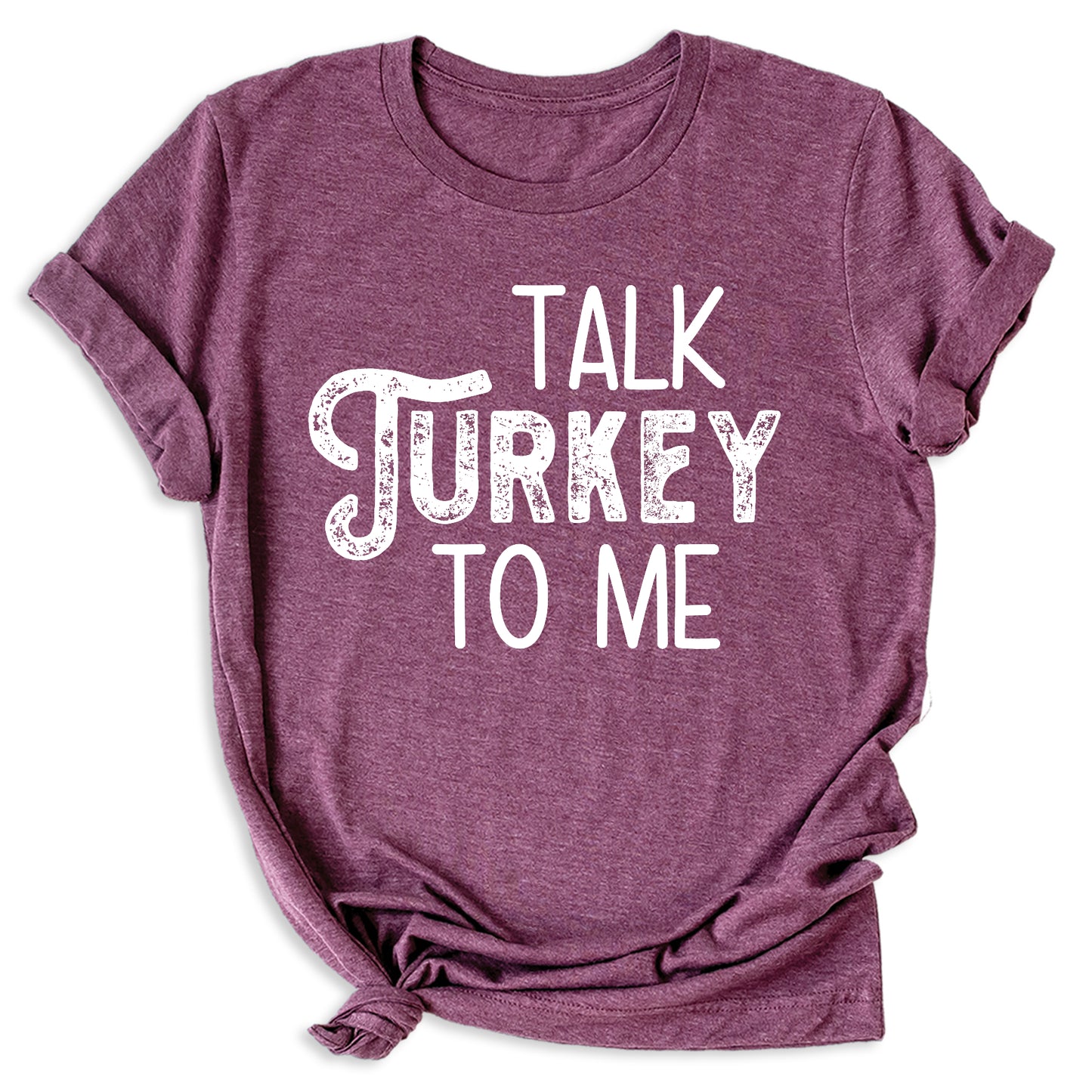 Family Thanksgiving Matching Shirts, Talk Turkey To Me, Cute Turkey Tee, Fall Pumpkin Shirt for Women & Men
