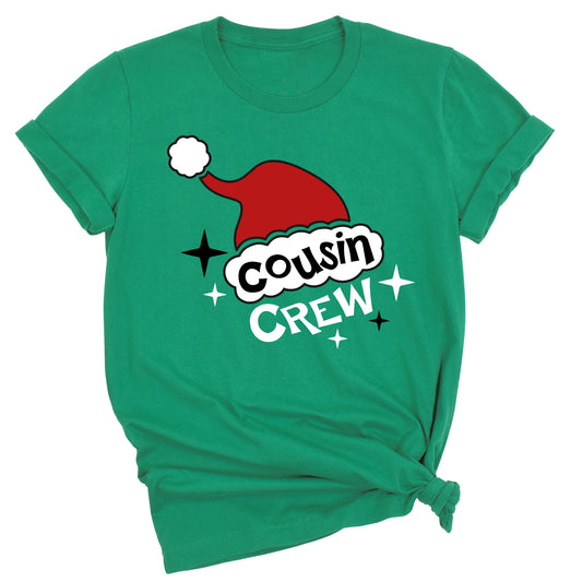 Christmas Cousin Crew Shirt – Matching Family Holiday Tee, Fun Xmas Outfit for Kids & Adults