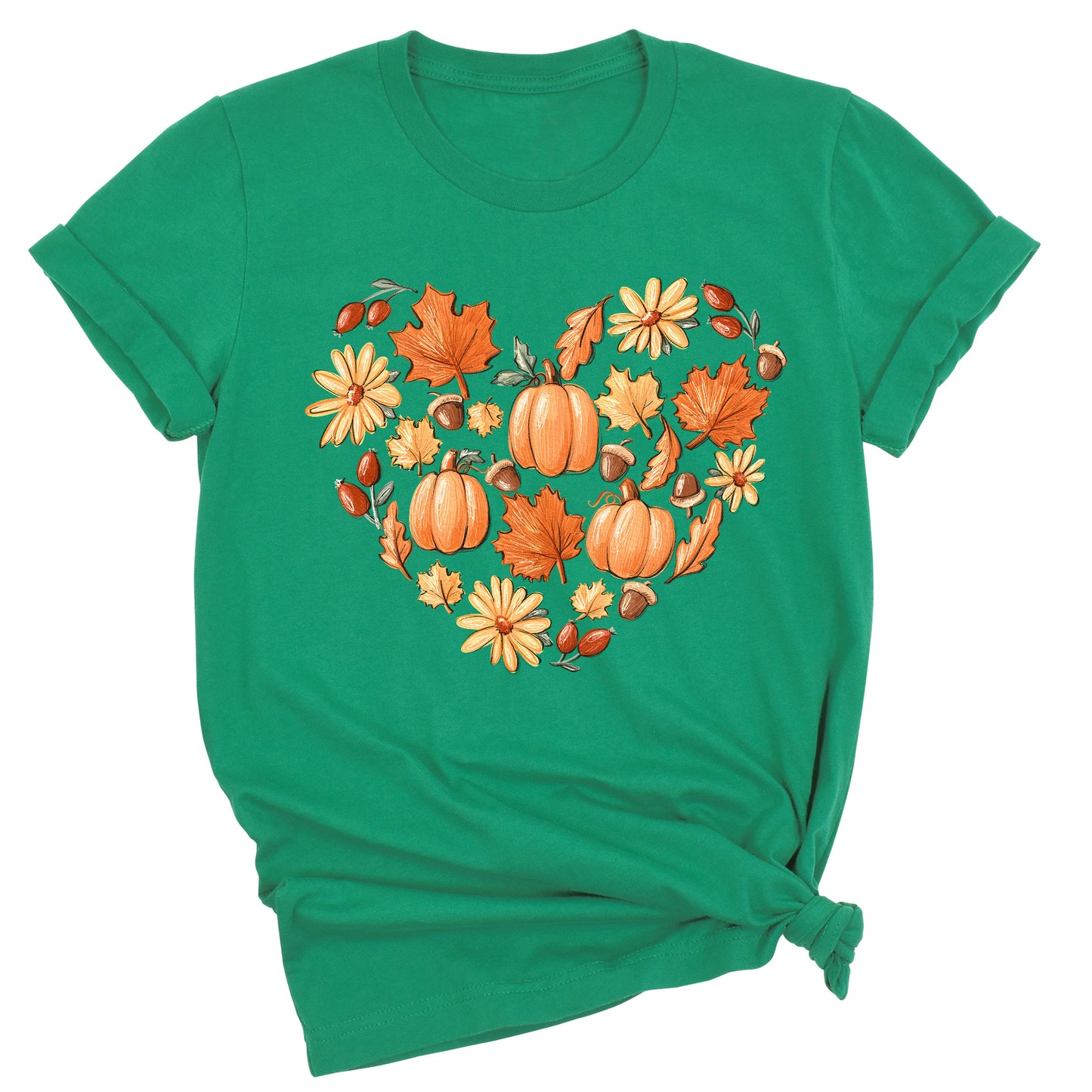Thanksgiving Pumpkin Heart Shirt β Fall Harvest Graphic Tee