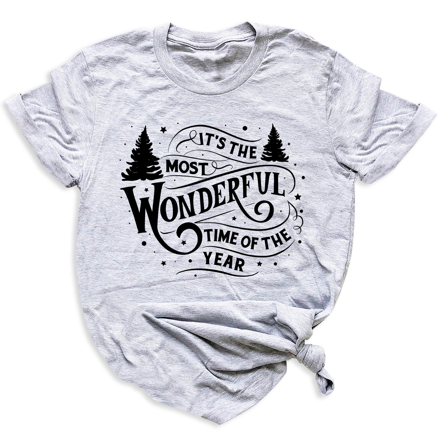 Most Wonderful Time of the Year Christmas T-Shirt – Holiday Graphic Tee, Winter Vacation & Family Matching Shirt
