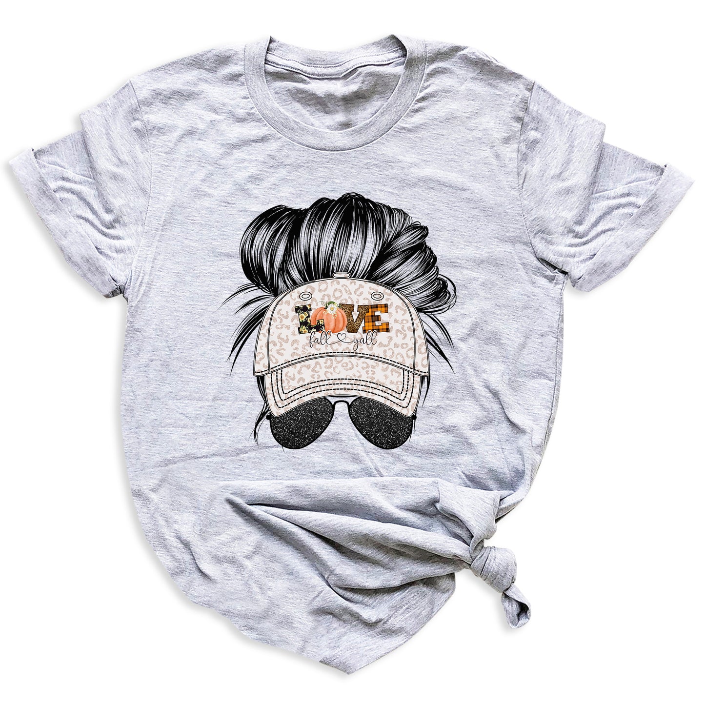 Fall Love Shirt – Pumpkin Graphic Tee, Autumn Vibes Thanksgiving Top