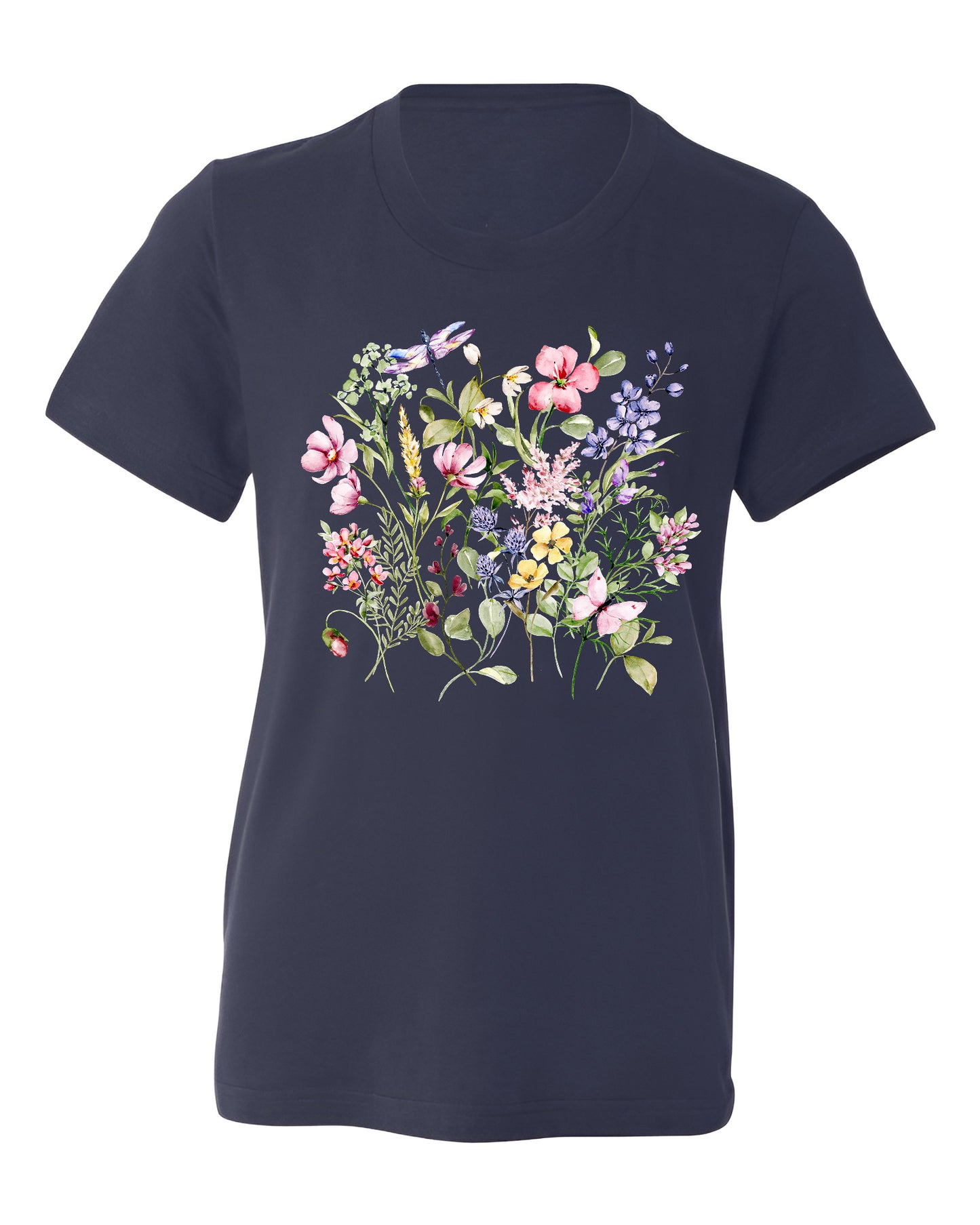 Wildflower Shirt โ Vintage Floral Boho Tee for Women