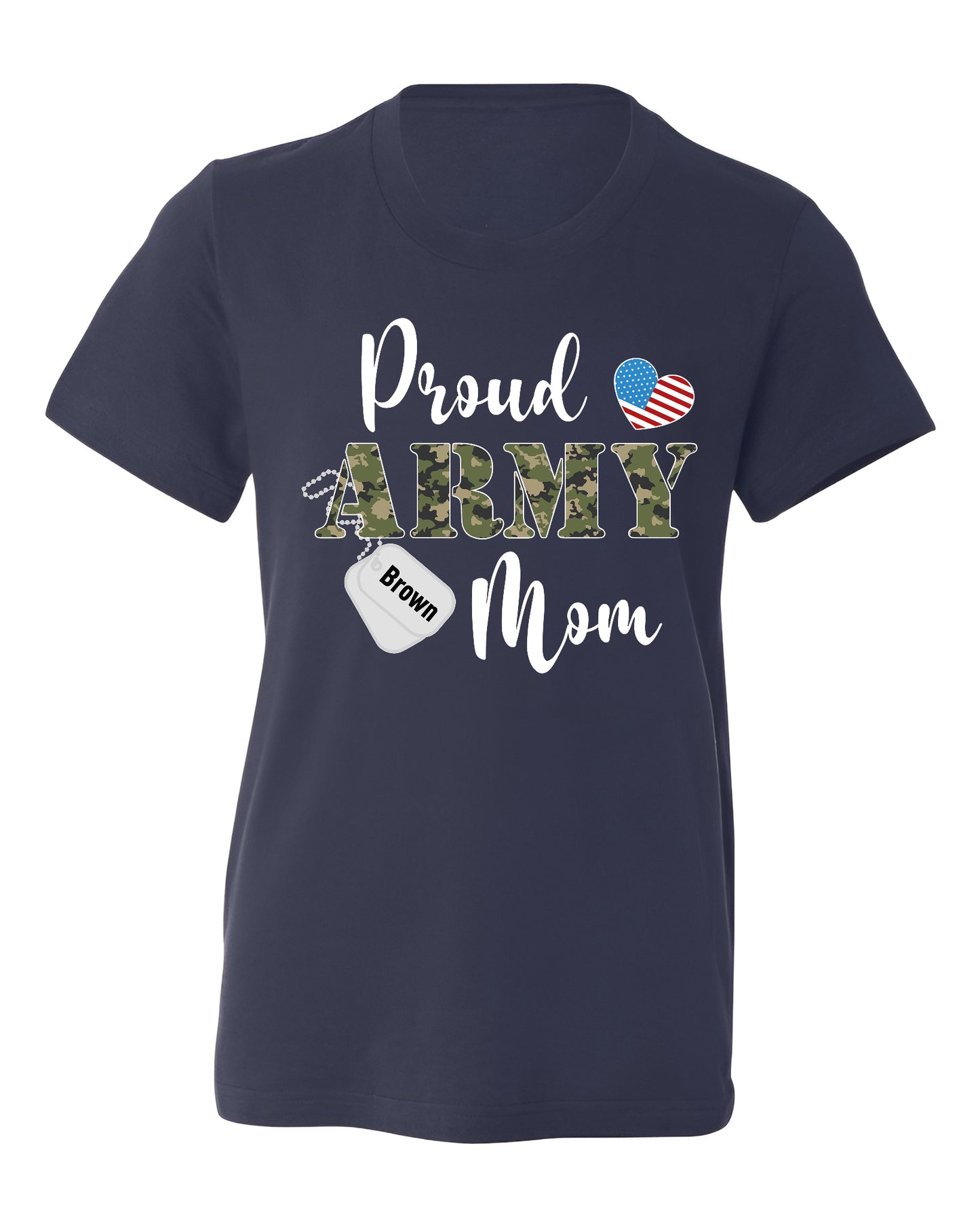 Custom Proud Army Mom Shirt – Mom Patriotic T-Shirt