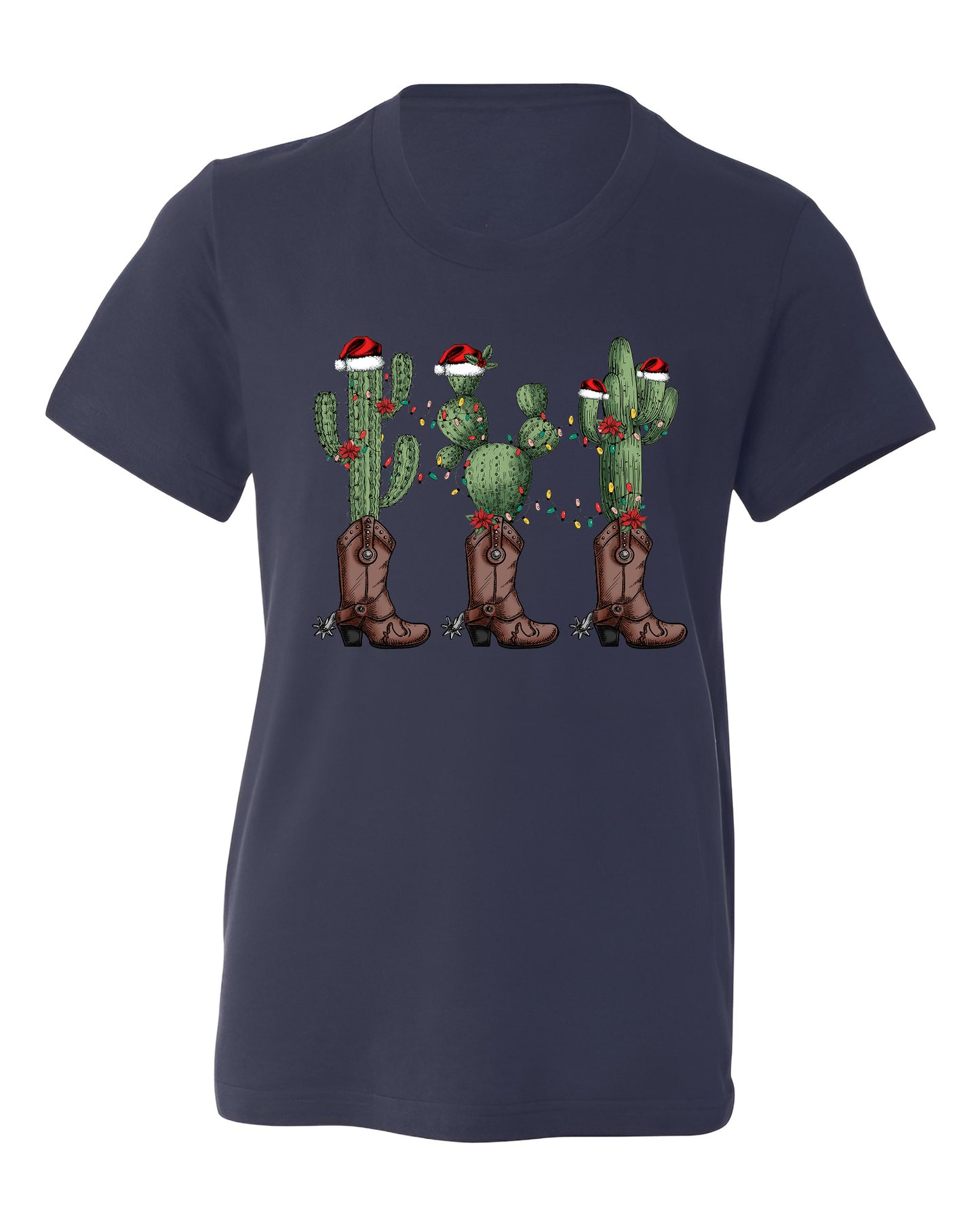 Christmas Cacti Shirt – Cowboy & Cowgirl Western Holiday Tee