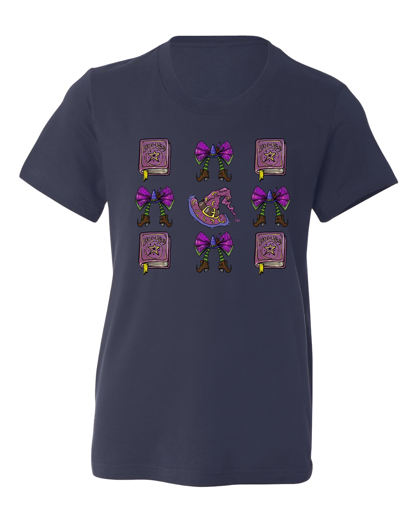 Halloween Witch Hat Shirt – Coquette Bow Tee, Spooky Season Outfit for Women
