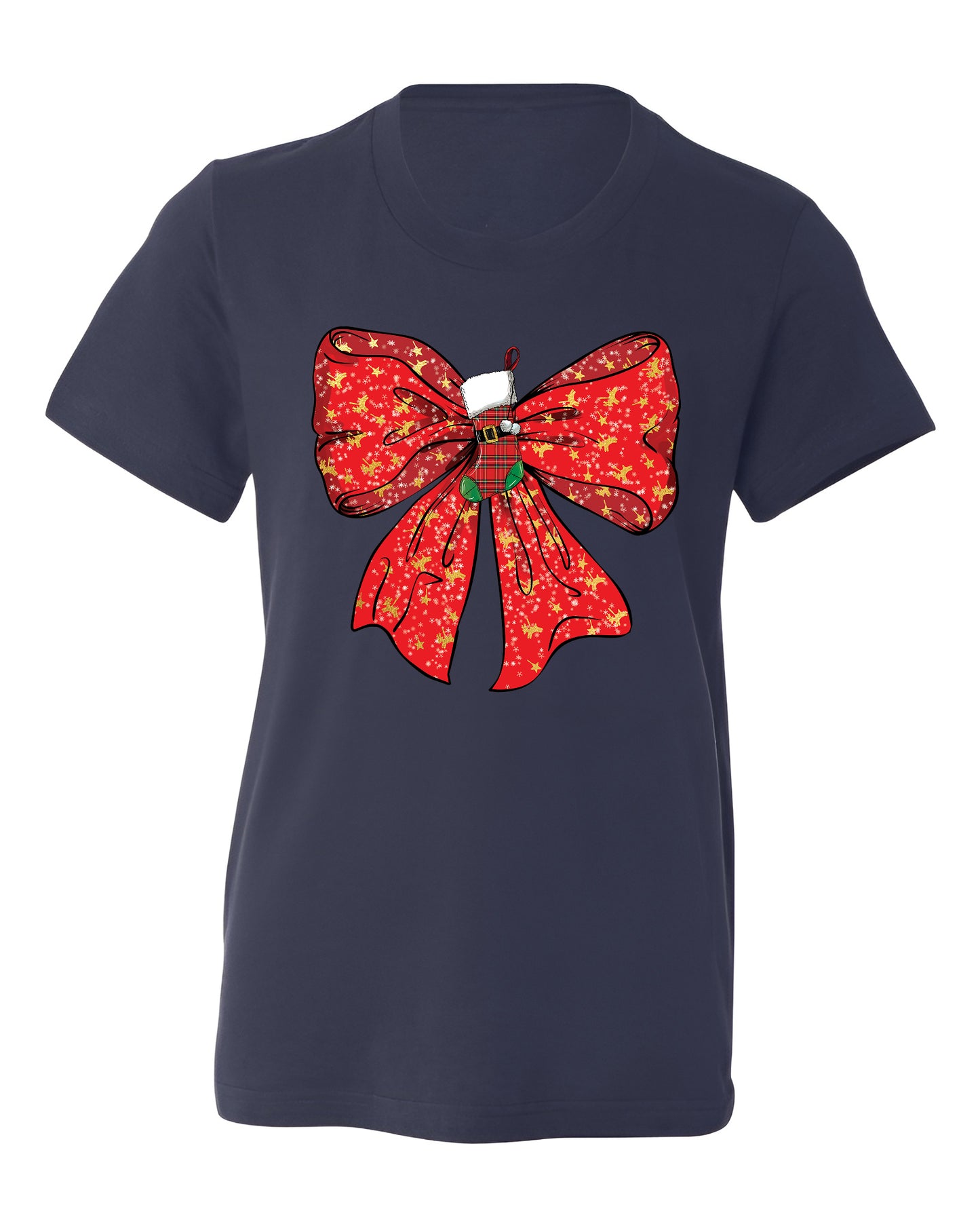 Coquette Christmas Bow Shirt – Cute Retro Holiday Tee for Women, Xmas Gift Top, Merry Christmas Coquette Style