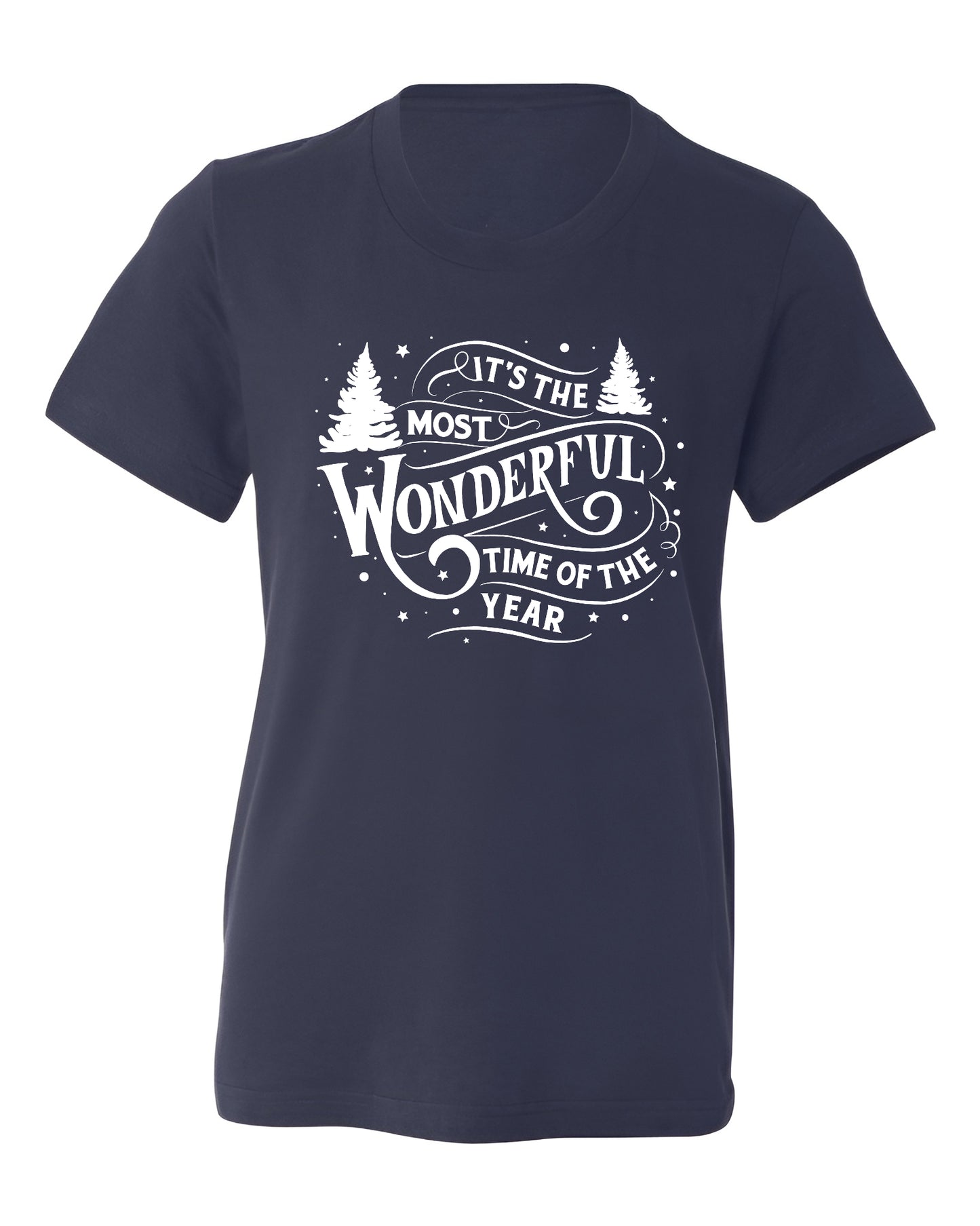 Most Wonderful Time of the Year Christmas T-Shirt – Holiday Graphic Tee, Winter Vacation & Family Matching Shirt