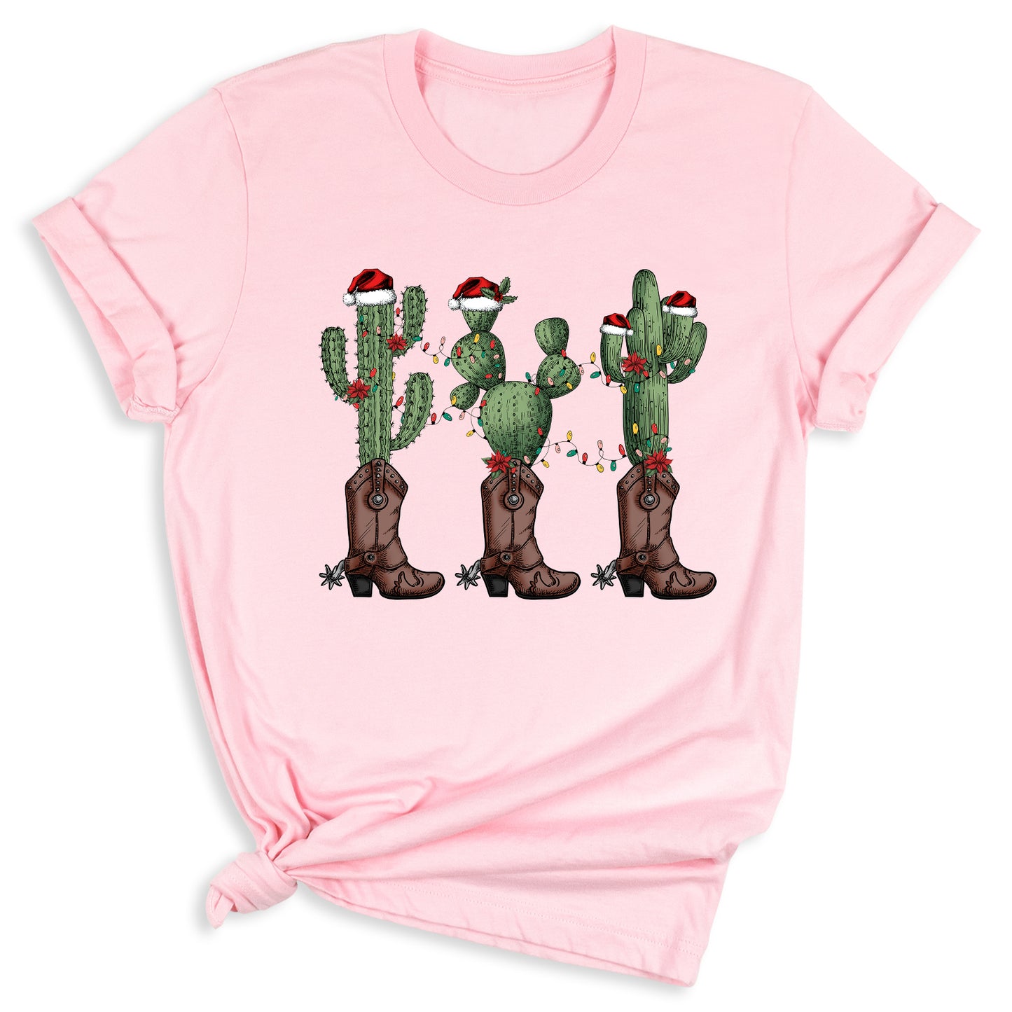 Christmas Cacti Shirt – Cowboy & Cowgirl Western Holiday Tee