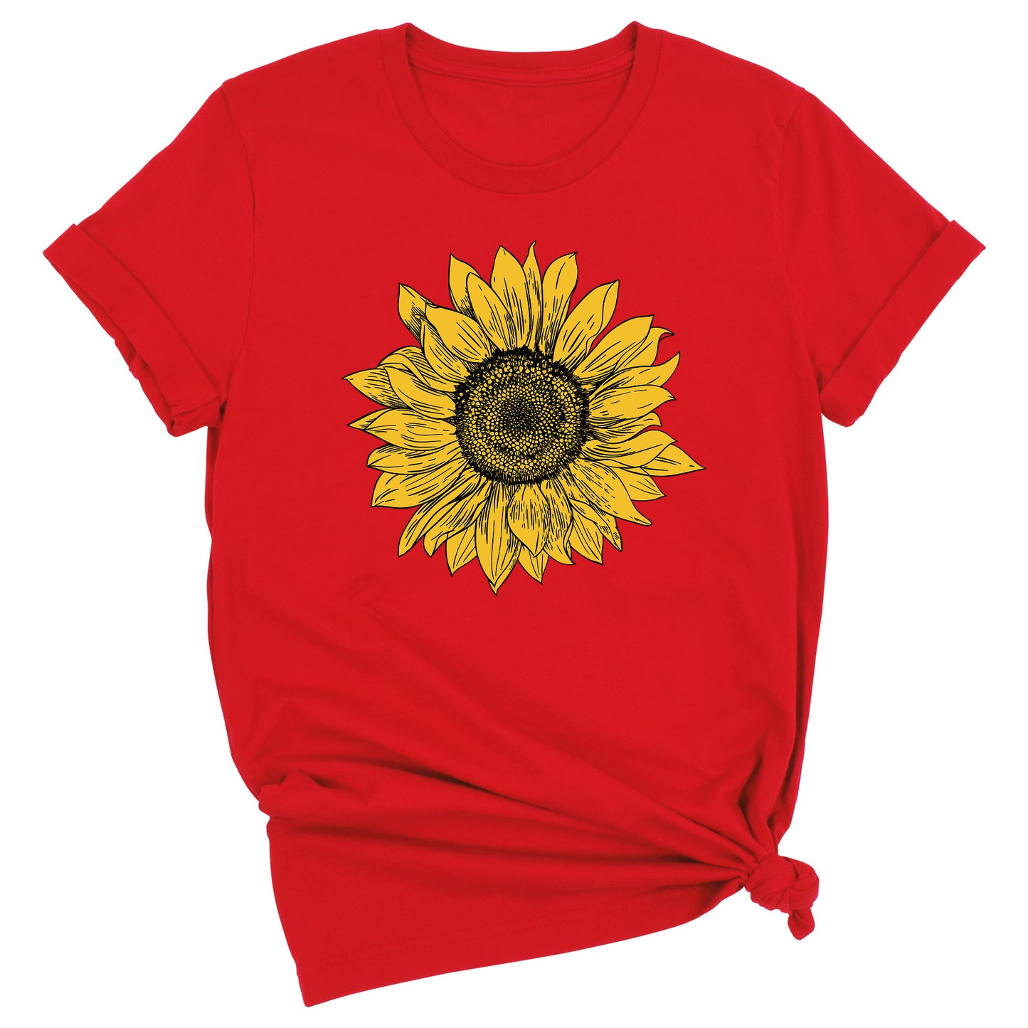 Cute Sunflower Shirt – Flower Garden Graphic Tee for Women, Mother's Day Gift