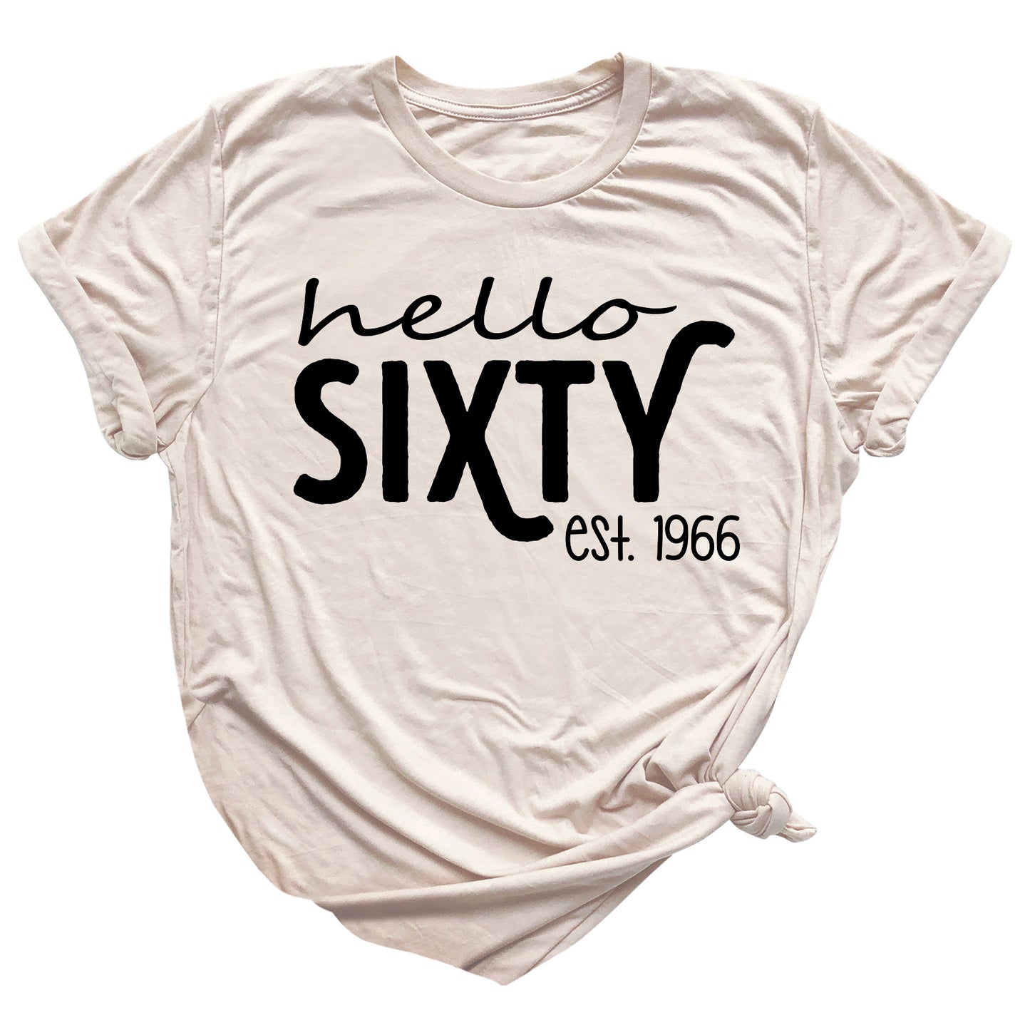 Hello Sixty Vintage 1966 Shirt – 60th Birthday Gift Tee