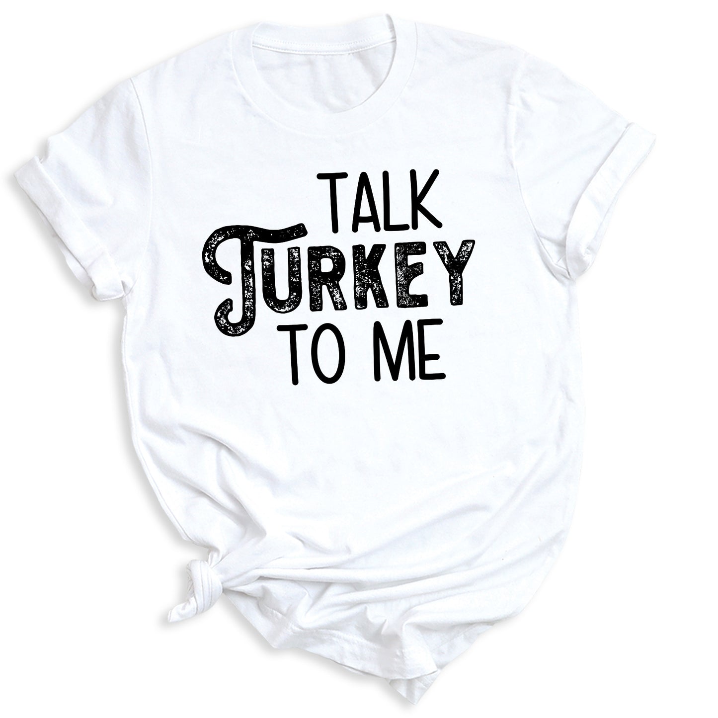 Family Thanksgiving Matching Shirts, Talk Turkey To Me, Cute Turkey Tee, Fall Pumpkin Shirt for Women & Men